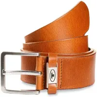 Tom Tailor Ledergürtel "TTCOREY", Herren, Gr. 80, braun (hellbraun), Rindsleder, Gürtel Ledergürtel, 4 cm breiter Herrengürtel, ideal zu Jeans und Chino, bis Gr. 120