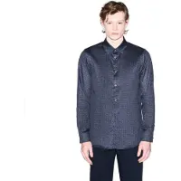 Armani Exchange für Herren. XM001942AF19194FB436 Button-Down-Hemd navy (L), Blau, Lässig, Baumwolle, Klassisch, Langarm, Marine