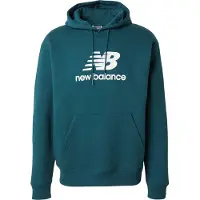 New Balance - Sport Essentials Fleece Logo Hoodie - Hoodie Gr XL blau