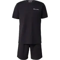 Champion Sportanzug "Summer Set", Herren, Gr. S, schwarz, Obermaterial: 100% Baumwolle, Sportanzüge Sportanzug, zweiteiliges Set, aus Baumwolle, auch in großen Größen