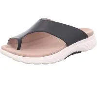 Gabor ROLLINGSOFT Damen Pantoletten - Zehentrenner Pantolette schwarz