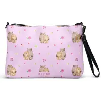 Mr. & Mrs. Panda Damentasche Bären Liebe - Rosa - Geschenk, Bär, Tasche, Damen Umhängetasche, Schultertasche, Handtasche, Freundin, Verknallt, Bärchen, Freund, Kuscheln