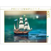 CALVENDO Puzzle Reise in Miniatur mit dem Segelschiff | 1000 Teile Lege-Größe 64 × 48 cm Foto-Puzzle für glückliche Stunden