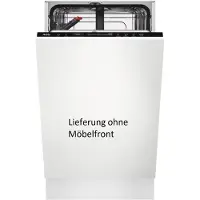 AEG Series 7000 FSE73427P, Voll integriert, Single (45 cm breit), Schwarz, Tasten, LED, 1,5 m