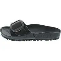 Birkenstock Damen Pantoletten Madrid Big Buckle - Zwart - Größe 39