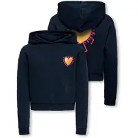 ONLY Kapuzensweatshirt "KOGCOOPER LIFE LOV E LS HOOD FR SWT", Baumwollmischung, regular fit