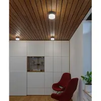 Bega 34021.2K3 Deckenleuchte, für den Innenbereich, Edelstahl 3000 K 340212K3