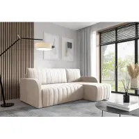LIKMA Ecksofa mit Schlaffunktion und Bettkasten Sofa L-form Wohnlandschaft Couch L-form Schlafsofa Sofagarnitur Sofa Eckcouch Universelle Seite
