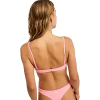 Roxy Bandeau-Bikini-Top "Solid Essentials", Damen, Gr. XXL, Cup B, plumeria, Obermaterial: 85% Microfaser, 15% Elasthan;, Bikini-Oberteile Bandeau-Bikini-Top