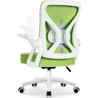 Hiazurm Bürostuhl, Schreibtischstuhl, bürostuhl ergonomisch mit Verstellbaren Armlehnen, höhenverstellbar,S-förmige Lendenstütze,Chefsessel 150kg