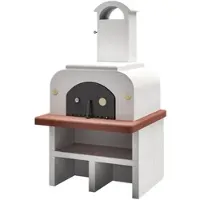 PALAZZETTI Easy Medium mit Unterbau - Holzbackofen Pizzaofen - Innenraum 77x65 cm