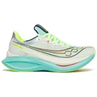 Saucony Endorphin Pro 5 Weiß Blau Damen SS26, Größe 37 - EUR