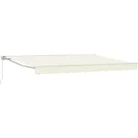Syfax Manuelle Markise 4 x 3 m Creme 100% Polyester