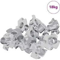 Syfax Stift-T-Nuss 7200 pcs Silber M6 mm Stahl
