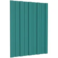 Syfax Dachpaneel 12 pcs Grün 60 x 45 cm Verzinkter Stahl