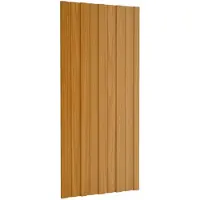 Syfax Dachpaneel 36 Stk. Natur 100 x 45 cm Verzinkter Stahl