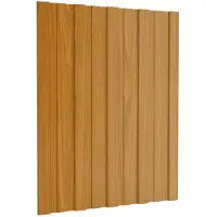 Syfax Dachpaneel 12 Stk. Natur 60 x 45 cm Verzinkter Stahl