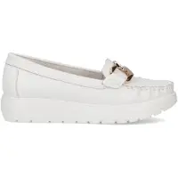 Filippo Weiße Plateau Schuhe für Damen mit modernem Design, 3,5 cm Plateauhöhe, bequem und stabil