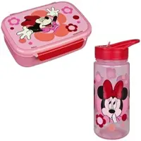 Scooli Lunchbox "mit Trinkflasche", Kinder, minnie mouse, Lebensmittelaufbewahrungsbehälter Lunchbox