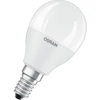 Osram LED Retrofit RGBW lamps with remote control in P-Form, LED-Lampe, Matt, 4,9 W, (ex 40 W), 470 lm, Warmweiß, 2700 K, Dimmbar, 25000 h, CRI 80, Fernbedienung