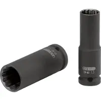 Ks Tools 1/2" 12-kant-Kraft-Stecknuss lang 10 mm - 515.0942