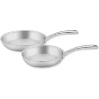 Sola Pfannenset Green Cooking Silver – Bratpfanne ø 24 und 28 cm – Ohne Antihaftbeschichtung
