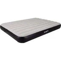 Avenli aufblasbares Luftbett Campingmatratze grau 203x152x25cm