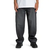 Dc-shoes Relax-fit-Jeans "Worker Baggy Carpenter Bac", Herren, Gr. 30(S) / Länge 32(M), grau (schwarz), Obermaterial: 80% Baumwolle, 20% Baumwolle., Jeans Relax-fit-Jeans