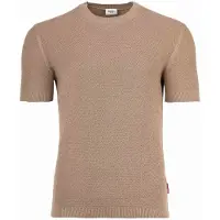 JOOP! T-Shirt JOOP JEANS "T-Shirt JJK-05-Sandero 1er Pack", Herren, Gr. L, beige, Obermaterial: 100% Baumwolle CO., Shirts T-Shirt