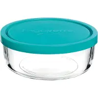 Bormioli Rocco Rocco 3.88450.MA1, Box, Rund, 1,25 l, Blau, Transparent, Italien, 65 mm