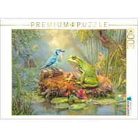 CALVENDO Puzzle – Frösche | 2000 Teile, fertige Größe: 90 x 67 cm | Fotopuzzle für entspannte Stunden