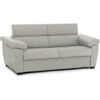 Dmora Fisciano - 2-Sitzer Schlafsofa, 205x95 cm Beige, Abziehbar Italy