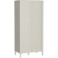 Masseno Drehtürenschrank ALICANTE 90/197/54,5 cm 2-türig Kaschmir