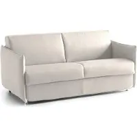 Dmora Follina - Schlafsofa 2-Sitzer, 160x95 cm Beige, Abziehbar Italy