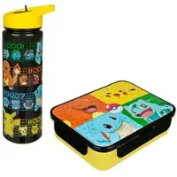 Scooli Lunchbox "mit Trinkflasche", Kinder, Gr. B/H/L: 13,5cm x 6cm x 18cm, bunt (pokémon), Kunststoff, Lebensmittelaufbewahrungsbehälter Lunchbox