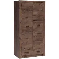 Masseno Drehtürenschrank ZERI 96/192/58 cm 2-türig Braun