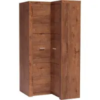 Masseno Drehtürenschrank ZERI 106/192/58 cm 2-türig Braun