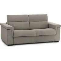 Dmora Tenna - Schlafsofa für 2, 185x95 cm Taupegrau, Abziehbar Italy