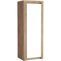 Masseno Drehtürenschrank VARUS 72,5/197/59 cm 1-türig Eichefarben