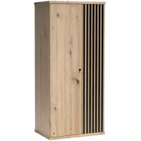Masseno Drehtürenschrank ALMERIA 86,4/191/58 cm -türig Eiche Artisan