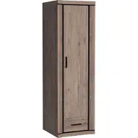 Masseno Drehtürenschrank MALAGA 58/192/59 cm 1-türig Braun