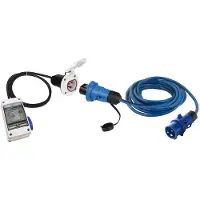 Osculati Elektrisches Panelset mit 16A Cruiser schwarzer Steckdose - 14.416.70