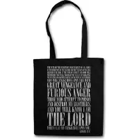 Eric Helmar Müller Urban Backwoods Ezekiel 25:17, Stofftasche, Farbe: Schwarz
