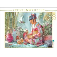 CALVENDO Puzzle Japanische Anime | 2000 Teile Lege-Größe 90 × 67 cm Foto-Puzzle für glückliche Stunden