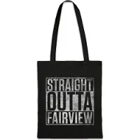 Eric Helmar Müller Urban Backwoods Straight Outta Fairview, Stofftasche, Farbe: Schwarz