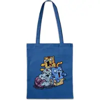 Eric Helmar Müller Urban Backwoods Zombie Cats, Stofftasche, Farbe: Royalblau