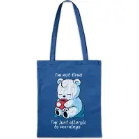 Eric Helmar Müller Urban Backwoods Not Tired, Stofftasche, Farbe: Royalblau