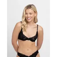 Dorina "Perfect Lace" transparent, mit Spitze, mit Bügel, verstellbare Träger, mit Schleife