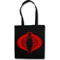 Eric Helmar Müller Urban Backwoods Cobra Logo, Stofftasche, Farbe: Schwarz