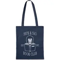 Eric Helmar Müller Urban Backwoods Sick & Sad Book Club, Stofftasche, Farbe: Navy